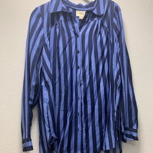 NWT Anthropologie brand button down top